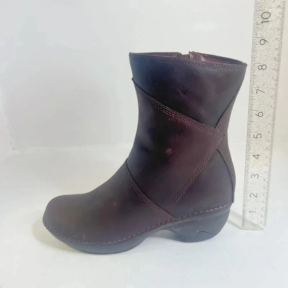 Merrell Emma Brown Leather Mid Calf Boots in Brunette Women's Size 7 - Picture 7 of 11